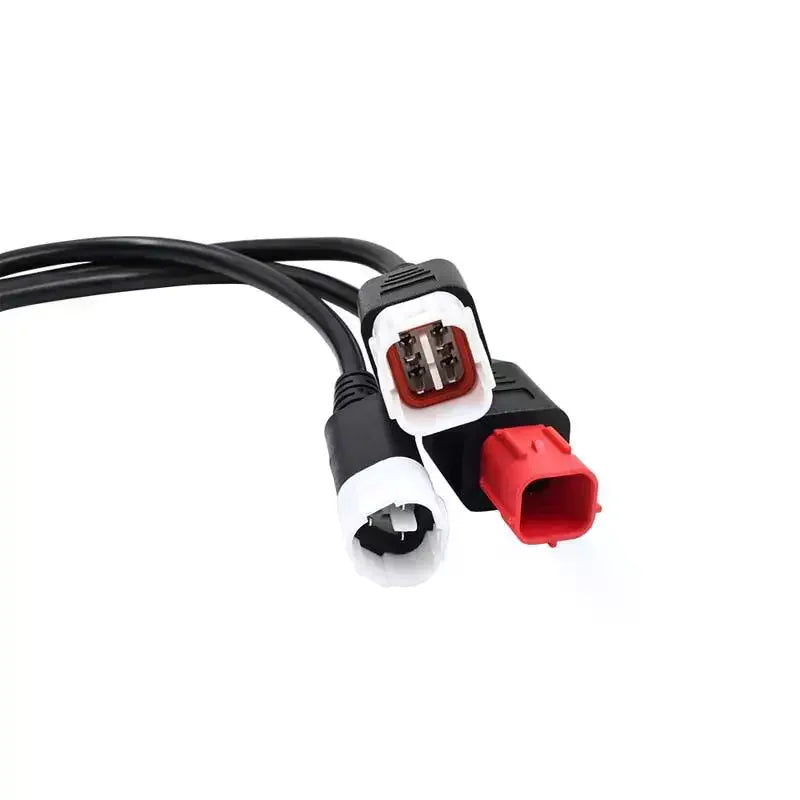 3-in-1 Motorcycle OBD2 Diagnostic Adapter Cable 3/4/6 to 16 Pin
