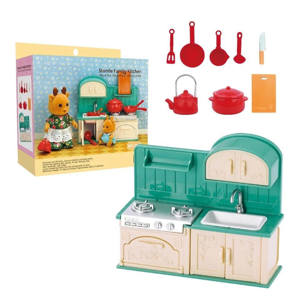 Dollhouse Furniture Kids Toys Miniature Doll House Accessories