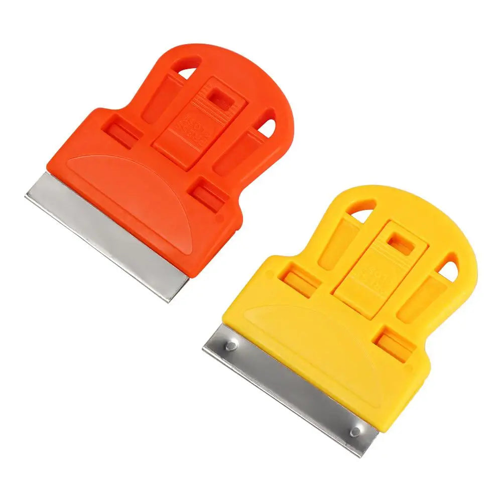 Handy Plastic Scraper Steel Blade One-sided Car Sticker Remover Zpaxo
