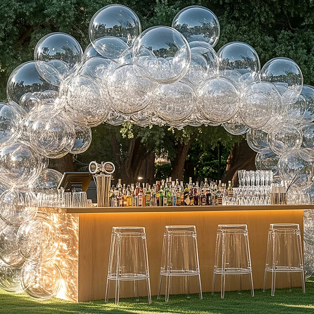 Bobo Balloon Arch Clear Bubble Balloons Transparent Ballon Garland