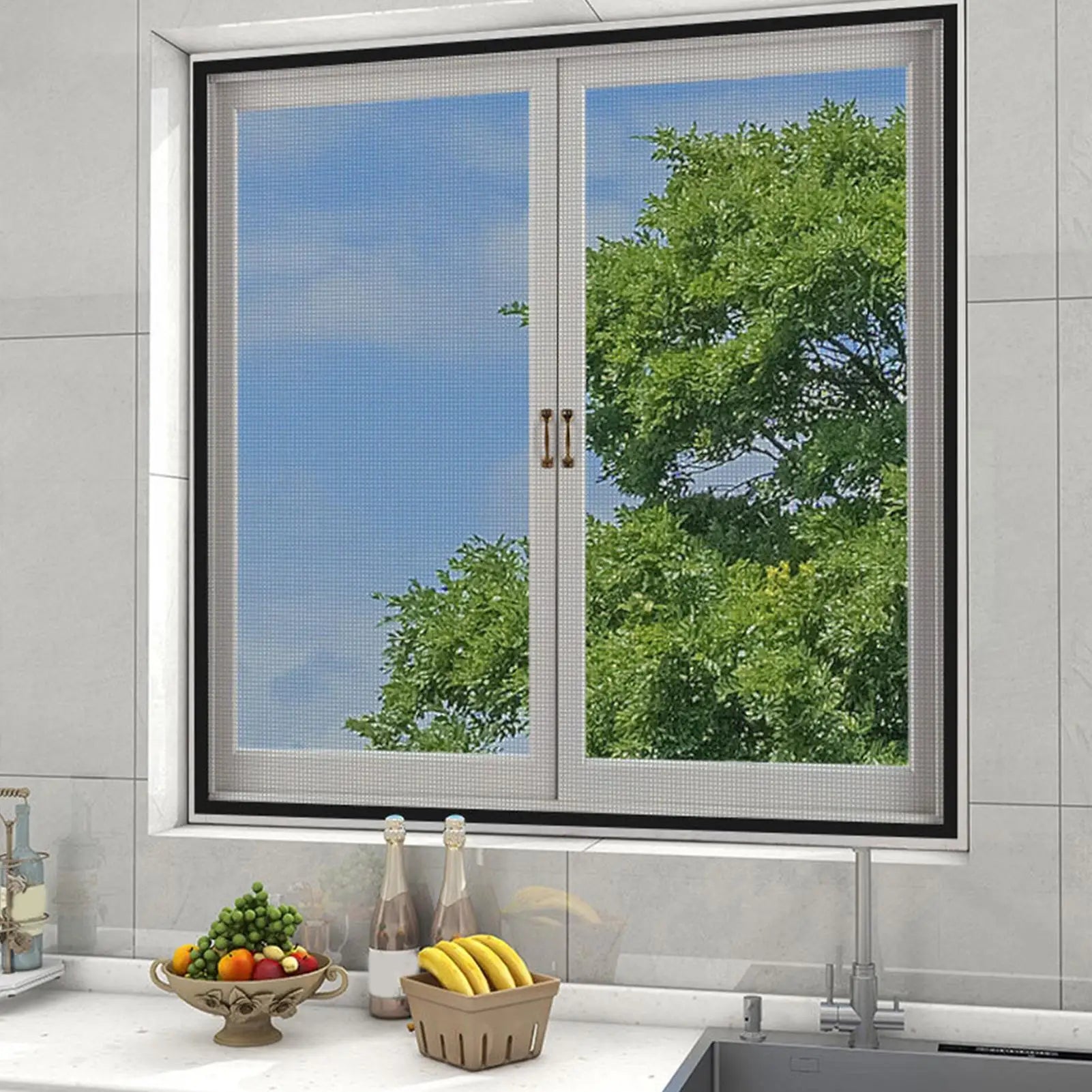 Self Adhesive Window Screen Mesh Worm Prevention Door Homeowners