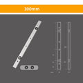 Aluminium Alloy T Track Slot Miter Bar Slider Table Saw Gauge Rod Zpaxo silver 300mm