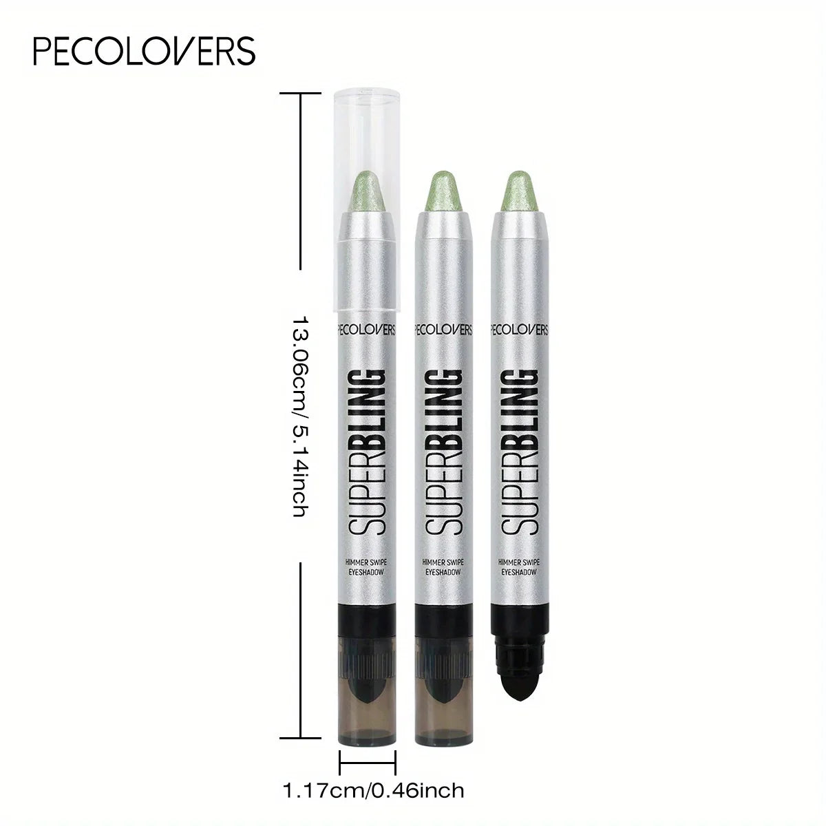 Pearlescent Long-lasting Eye Shadow Stick Shimmer Pigment Blue Purple Zpaxo