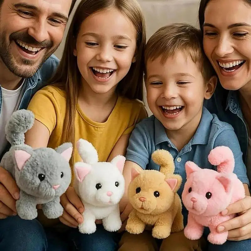 Realistic Robot Cat Realistic Cat Stuffed Animal Cute Animals Toys For Daughter Girls Boys Son Mother's Day Thanksgiving Zpaxo