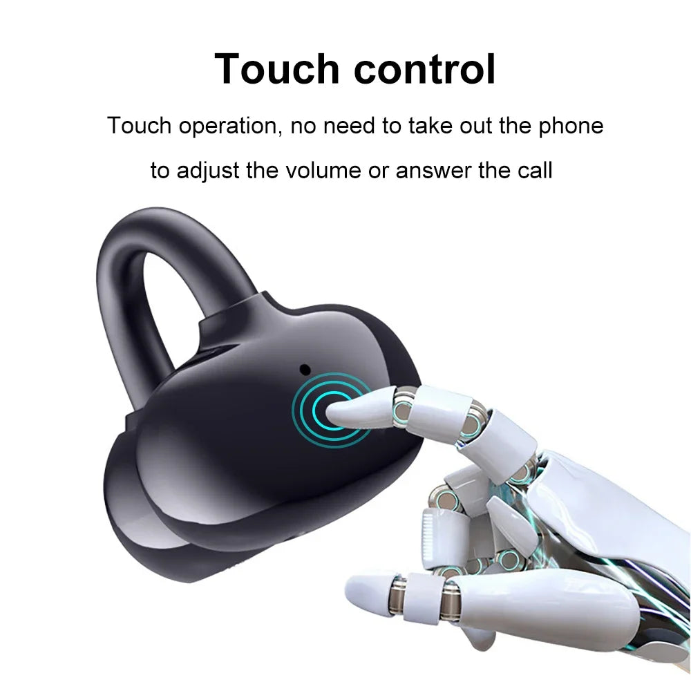 KEBIDUMEI Open Ear Clip Headphones Bluetooth 6 0 Wireless Earphones