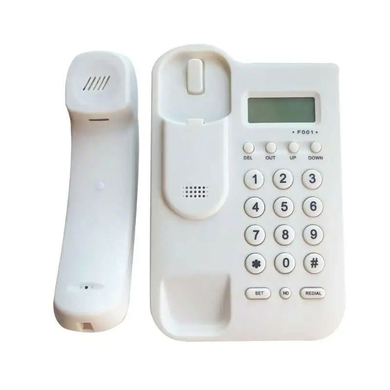 652F Traditional Corded Telephone LCD Display Stable Clear Call Zpaxo