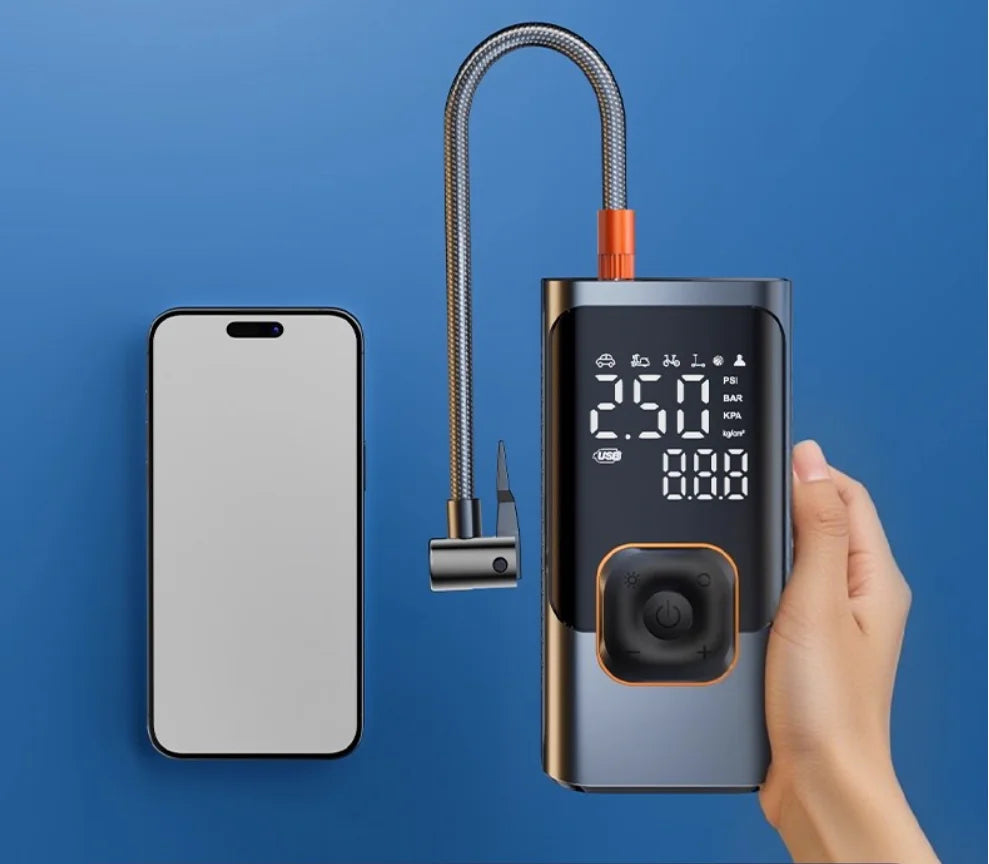 Car Mounted Inflation Pump Tire Pressure Measurement Air Electric