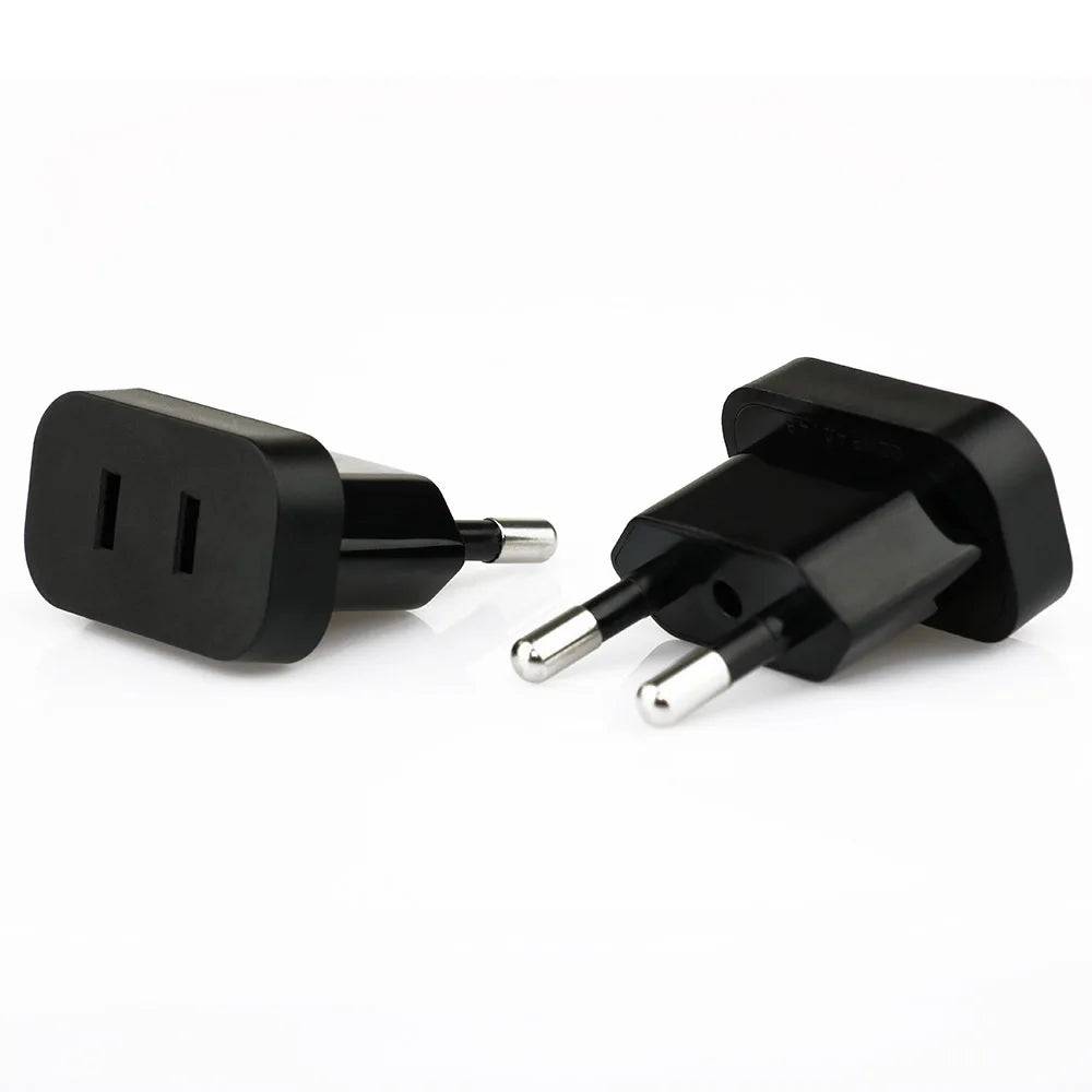 Universal EU Plug Adapter US to EU Plug Adapter CN to EU Travel Adapter Electric KR Euro Plug Converter Power Sockets AC Outlet Zpaxo