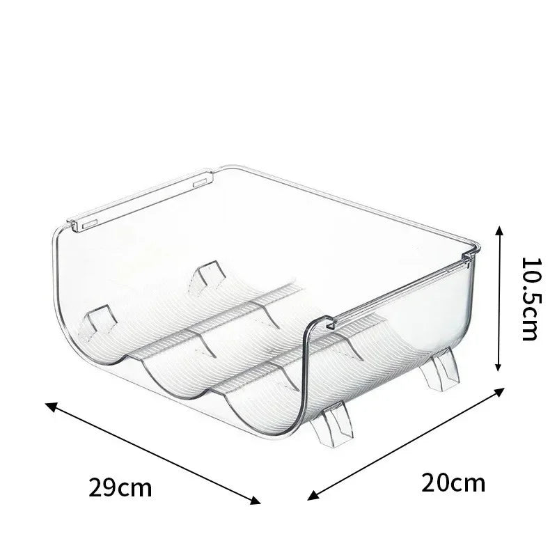 Stackable Cup Holder Suitable Cabinets Water Bottle Kitchen Storage Zpaxo triplex row