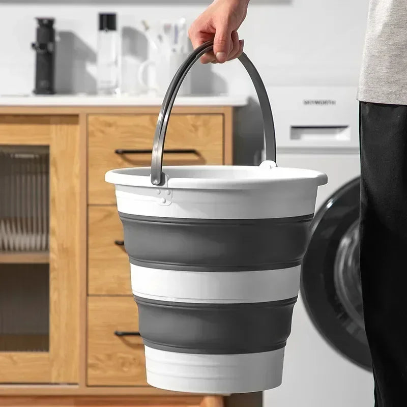 Outdoor Folding Fishing Bucket Household Cleaning Mop Portable Picnic