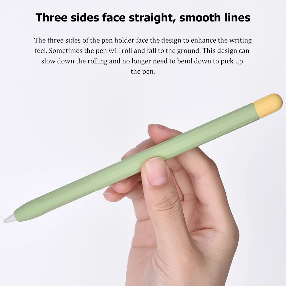 For Apple Pencil 1st 2nd Generation Tablet Stylus Protective Case Silicone Pencil Cover Shockproof Protective Sleeve Accessories Zpaxo