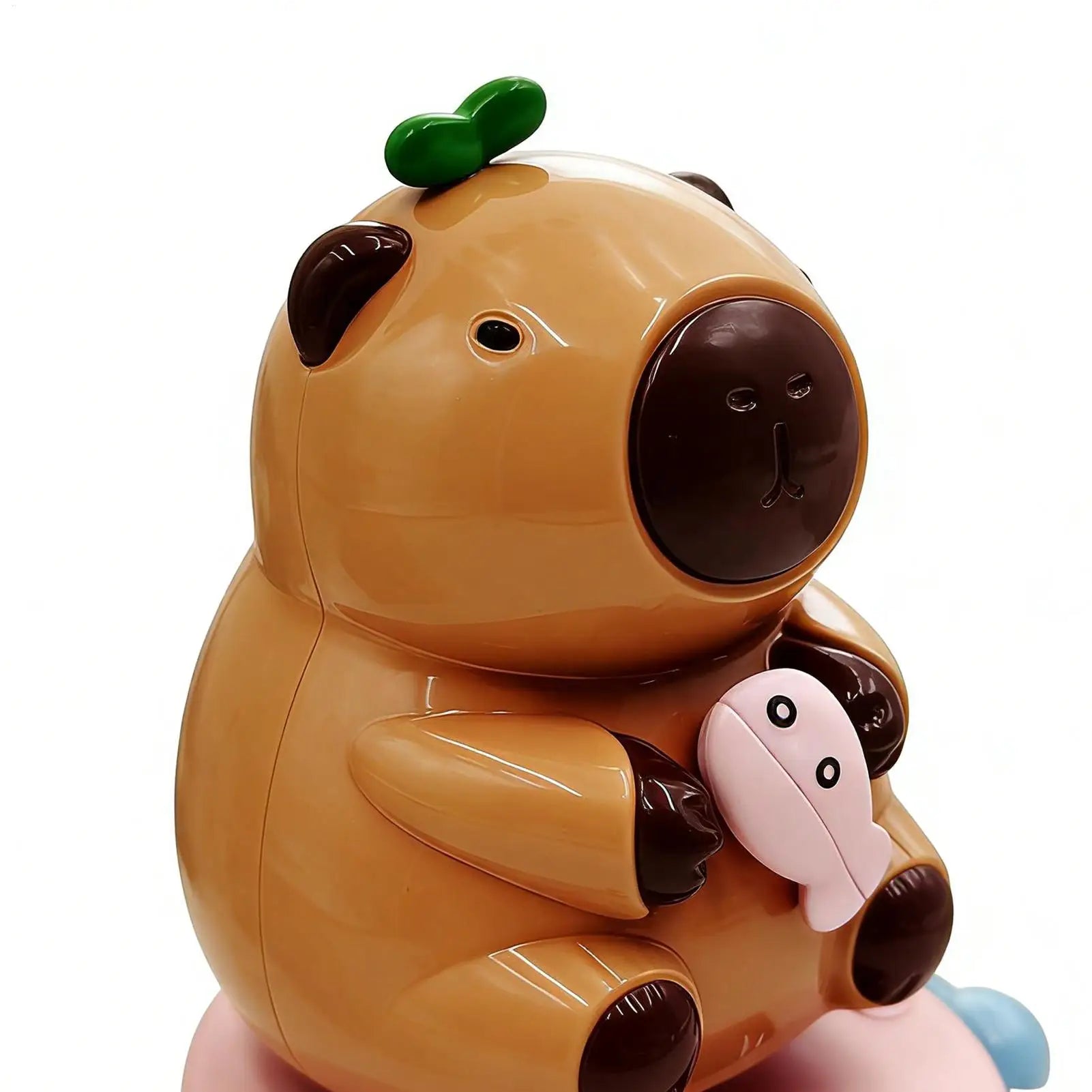1PC Solar Powered Swinging Capybara Figurines Shaking Head Dashboard Dancing Figures Car Dashboard Decorative Ornaments ﻿ Zpaxo