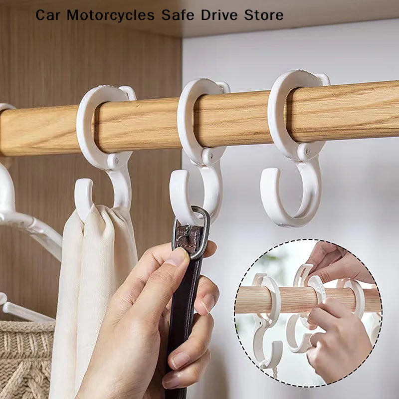 CMS Shaped Hook Hanger Hanging Hooks Kitchen Railing Closet Coat Hat