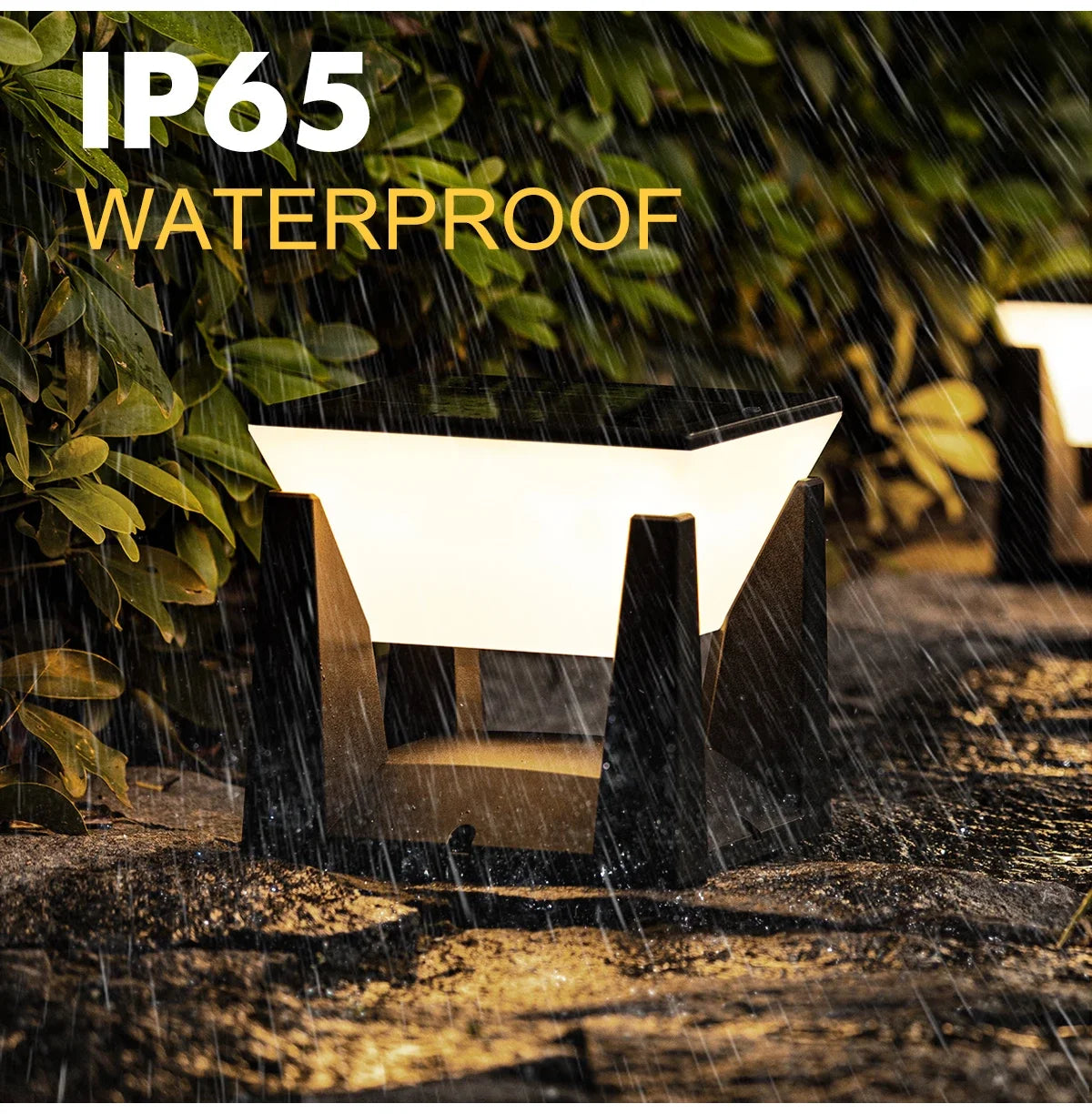 Outdoor Solar Post LED Lights Modern Waterproof Pillar Fencedeck Zpaxo