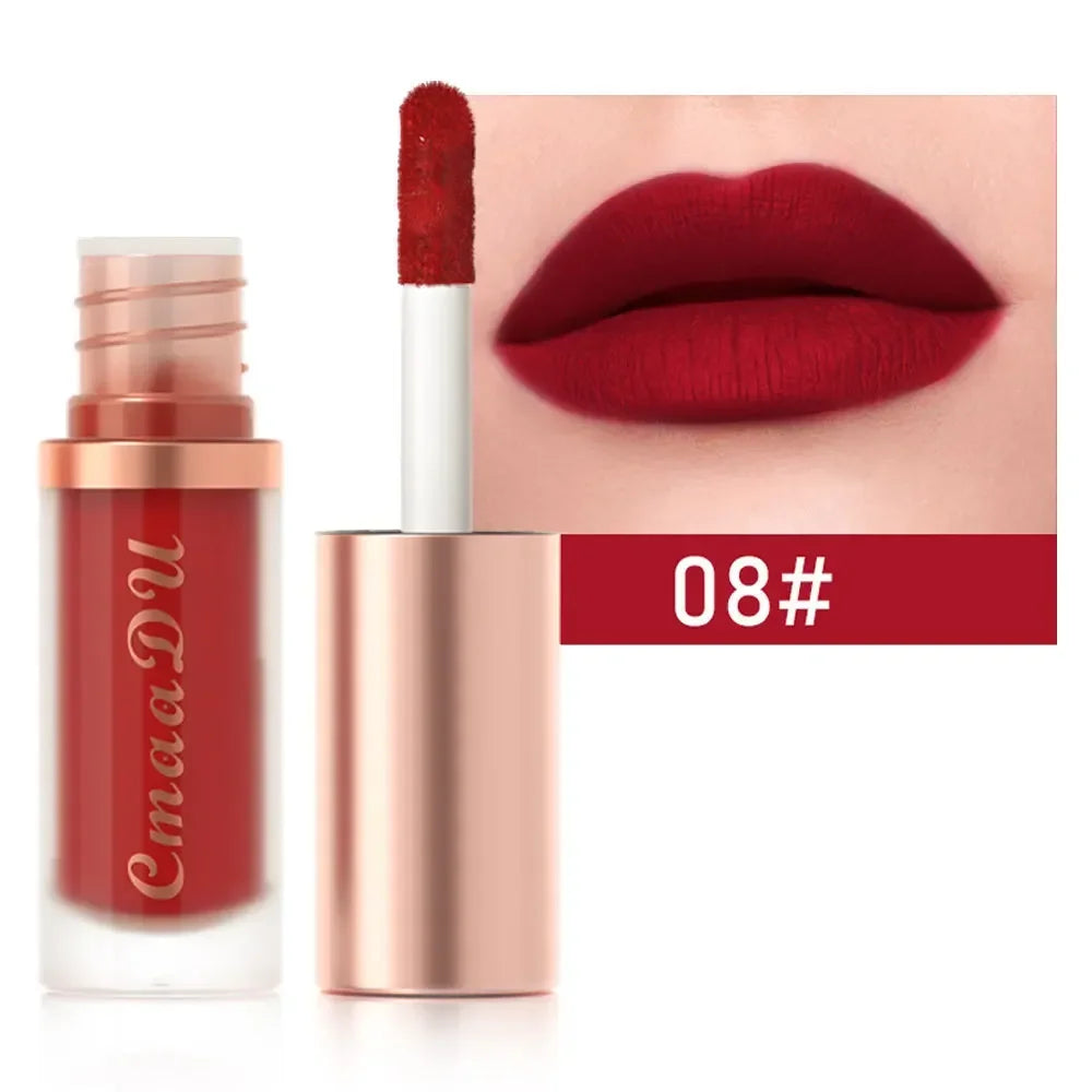 Waterproof Matte Velvet Lip Glaze Moisturizing Long Lasting Non-stick Zpaxo 8