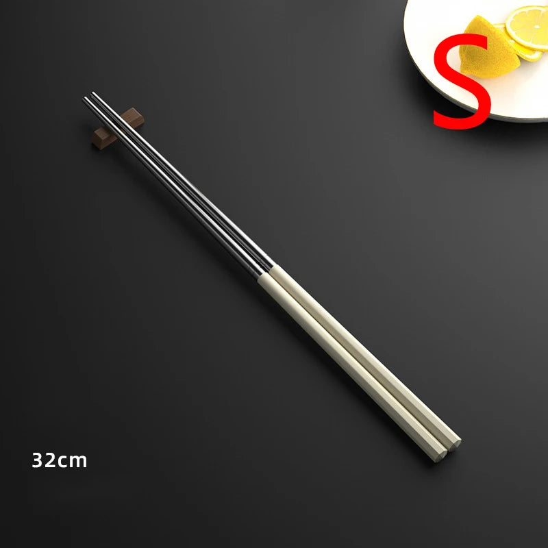 Stainless Steel Chopsticks Long Cook Noodles Deep Fried Pot Chinese Zpaxo 32cm