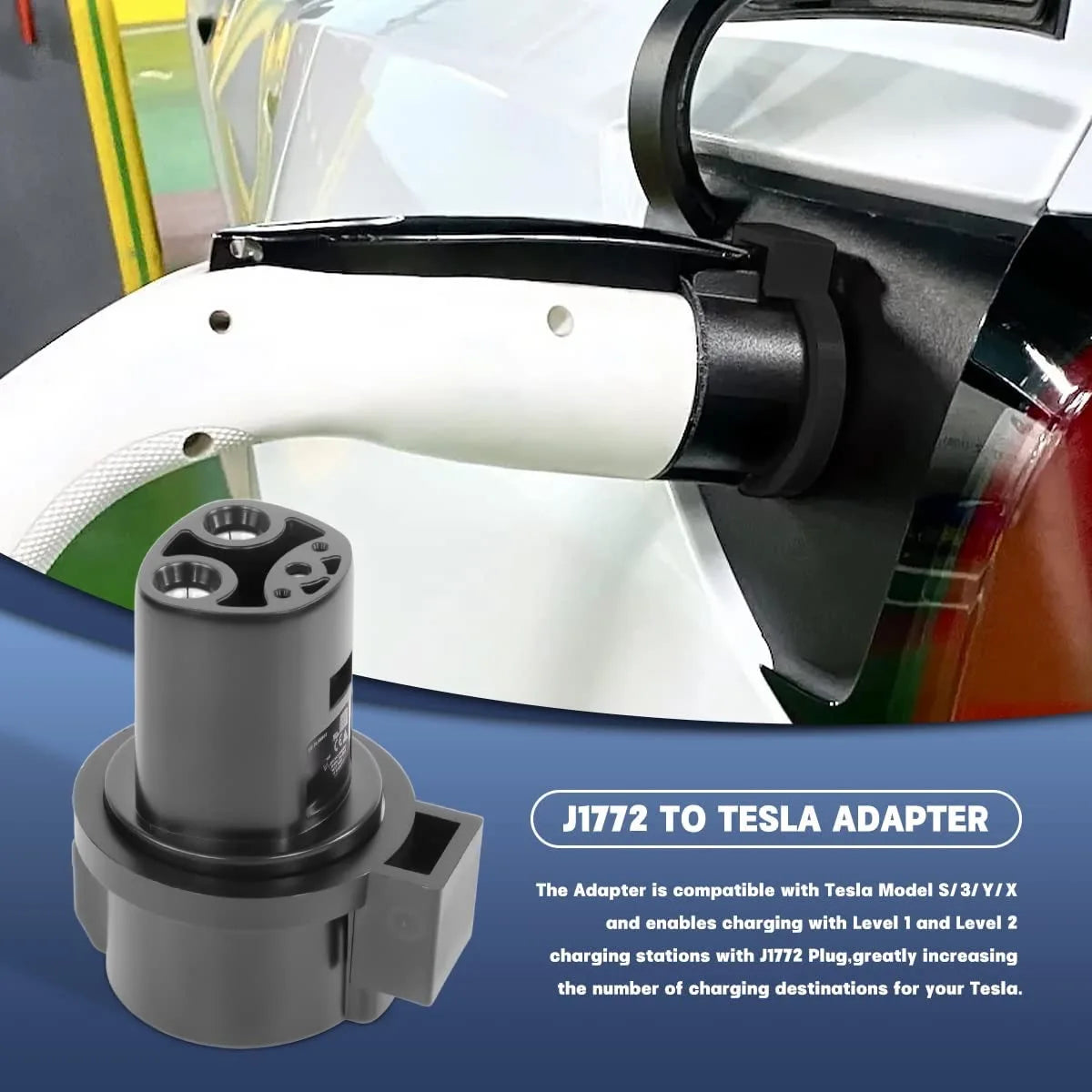 Tesla SAE J1772 Type 1 Charging Adapter | Model 3 Y S X EVSE