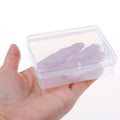 CM9cm Transparent Plastic Storage Box Clear Square Multipurpose