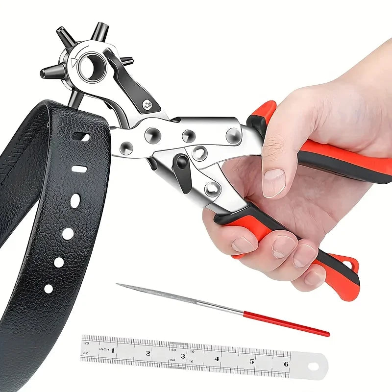 Carbon Steel Leather Hole Punch Multifunctional Belt Puncher Straps