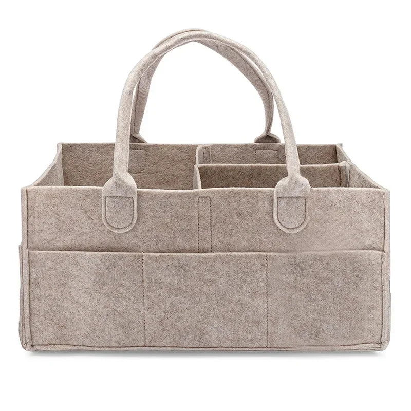 Children's Felt Diaper Storage Bag Baby Miscellaneous Toys Diapers Large Capacity Felt Diaper Bag Zpaxo