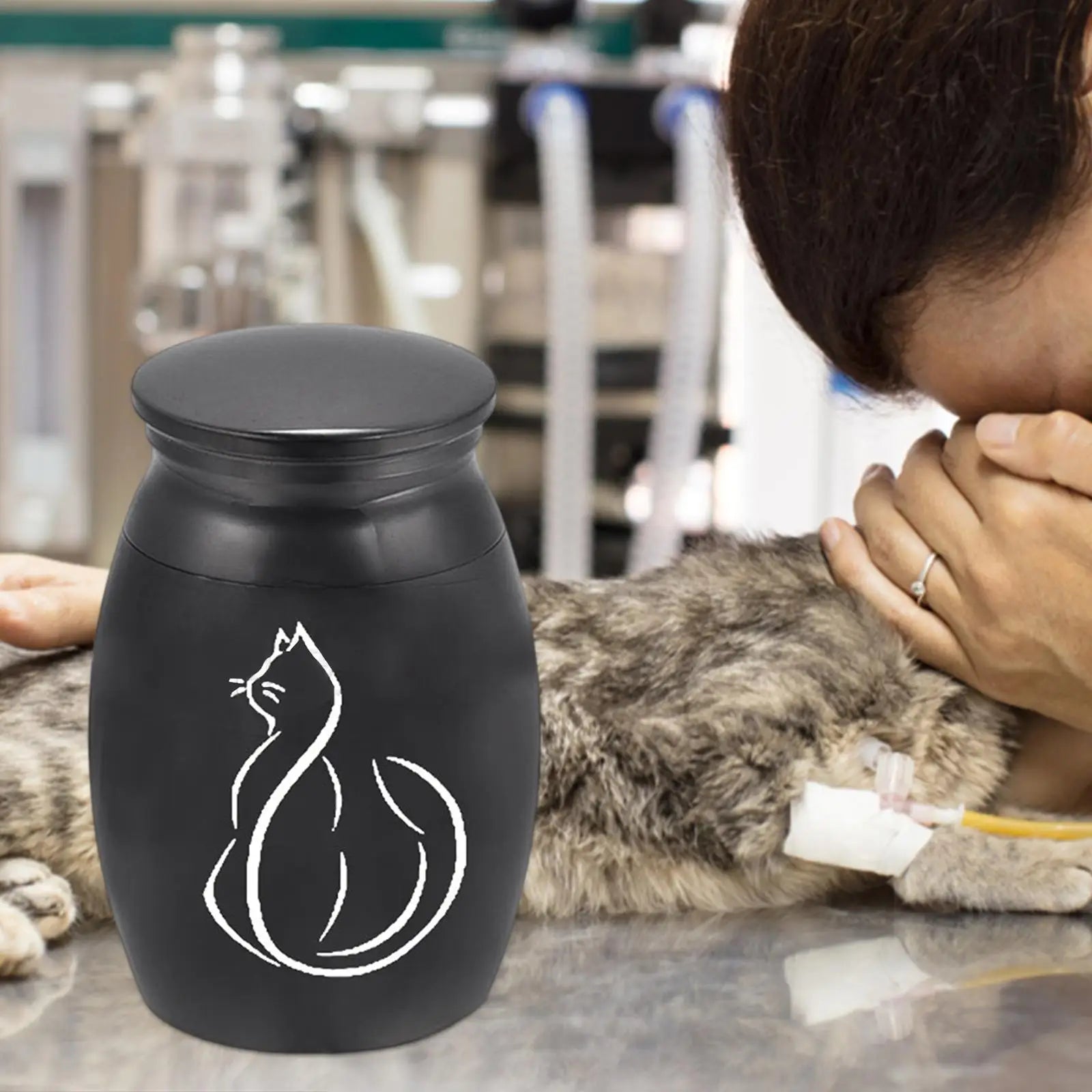Pet Ash Urn Supplies Funeral Cremation Memorial Urns Stainless Steel Zpaxo Default Title