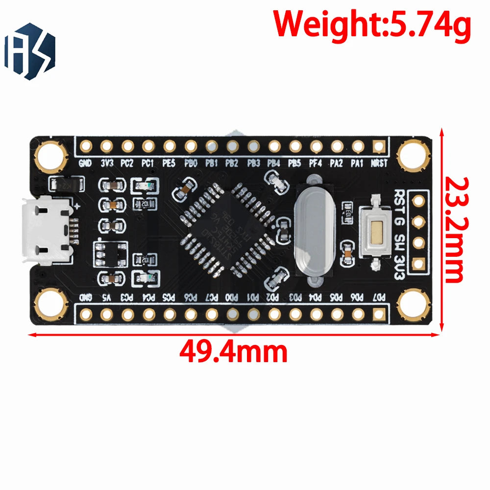 1PCS STM8S STM8S105K4T6 Development Board Module Core board MCU learning board Zpaxo