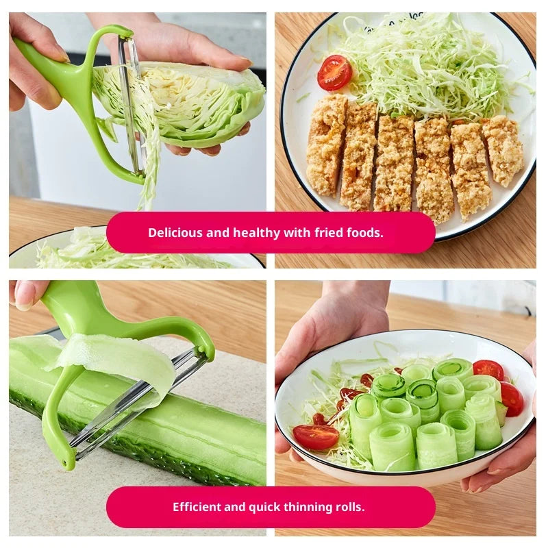 Cabbage Shredder, Large Peeling Knife, Purple Cabbage Peeling Tool, Vegetable Garden Lettuce Shredder, Wide Mouth, Household Use Zpaxo