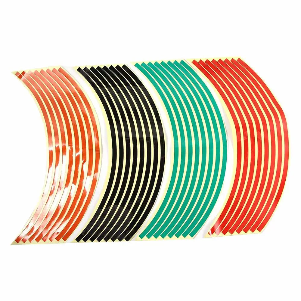 Stickers 17 18 Bike Car Wheel Motorcycles Sticker Reflective Rim Tape Zpaxo