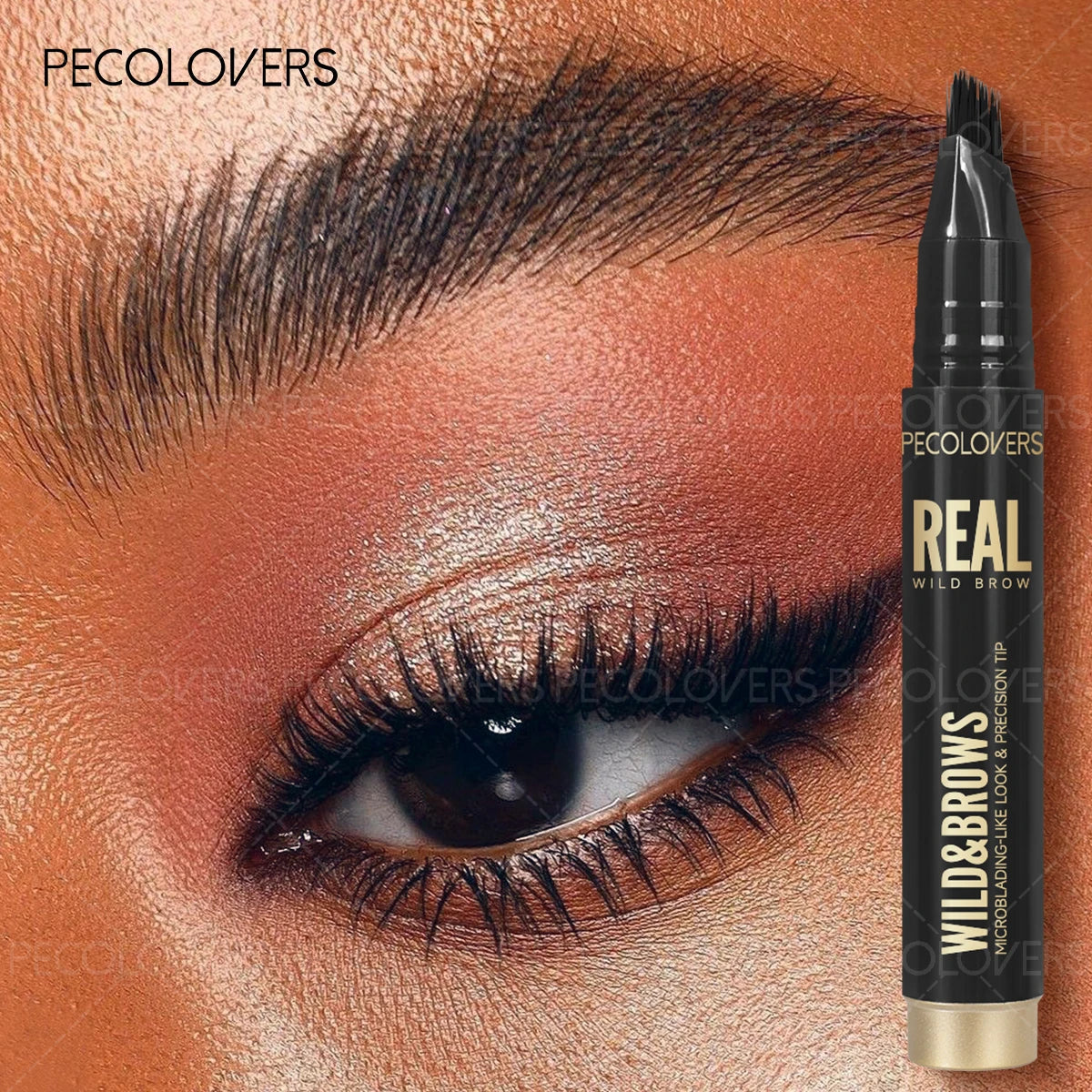 Quick-dry Water Eyebrow Pen Natural Wild Look Brows Trendy Joyful Zpaxo