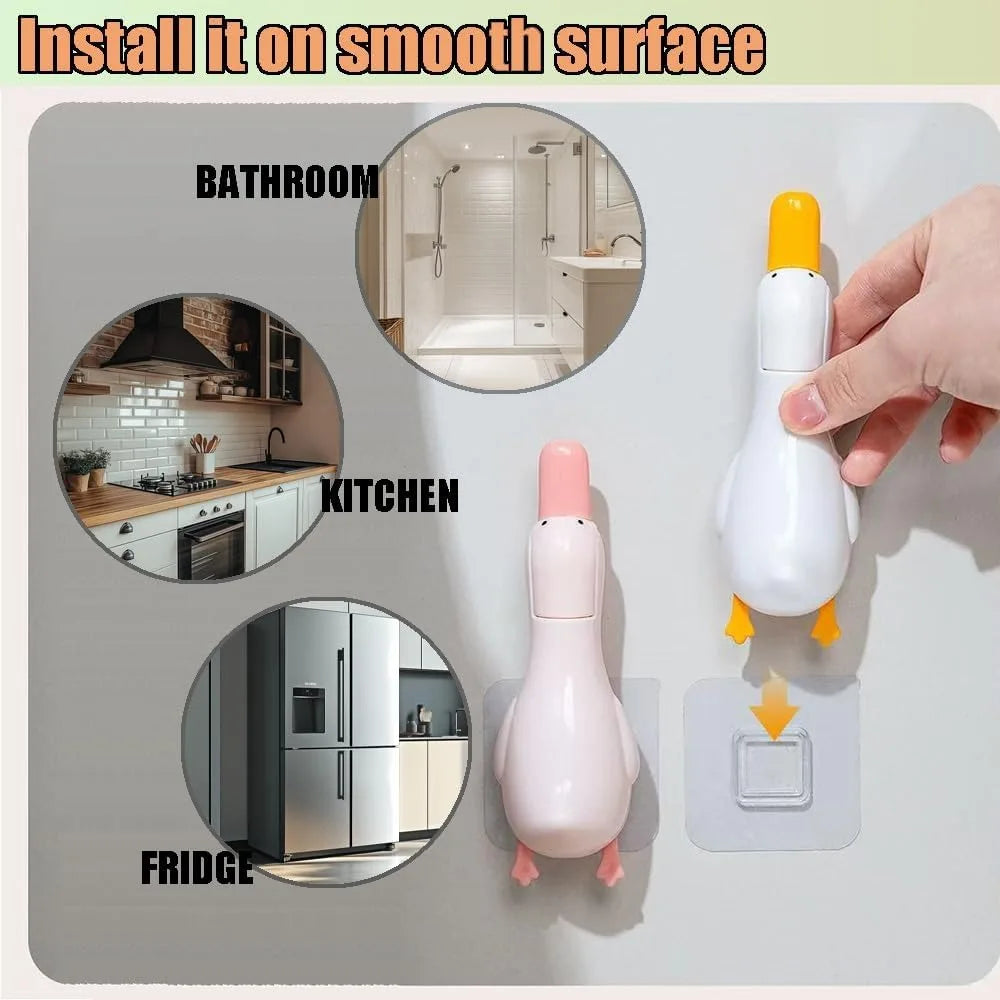 2-in-1 Duck Bathroom Cleaning Clip & Dust Removal Shovel