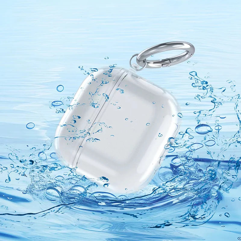 Clear TPU Earphone Case Airpods 4 Shockproof Transparent Protective