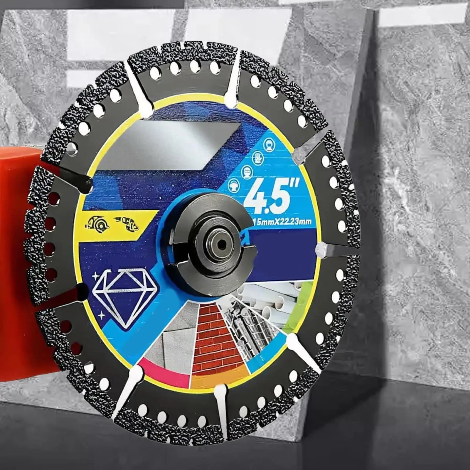 Saw Disc Wheel 3-Piece Multi-Purpose Cutter Discs Grinding Wheel Tools for Tiles Marbles Concrete Steel PVC Pipes Stones Metal Zpaxo