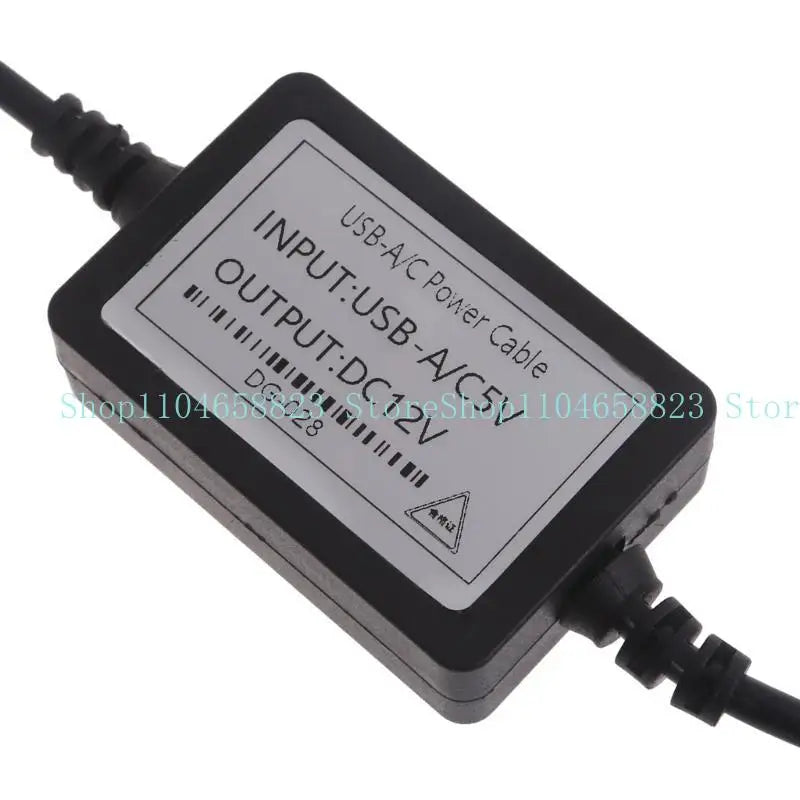 Universal USB DC Power Cable 5V to12V 5 5x2 Charging Cord 45'' Supply Zpaxo