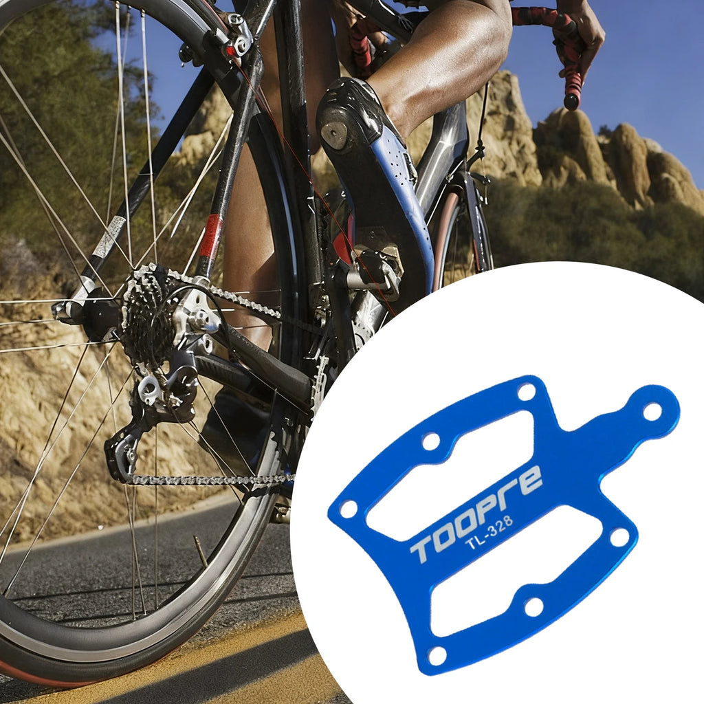 Bike Chainring Wear Gauge CNC Machined Chain Indicator Tools Aluminum