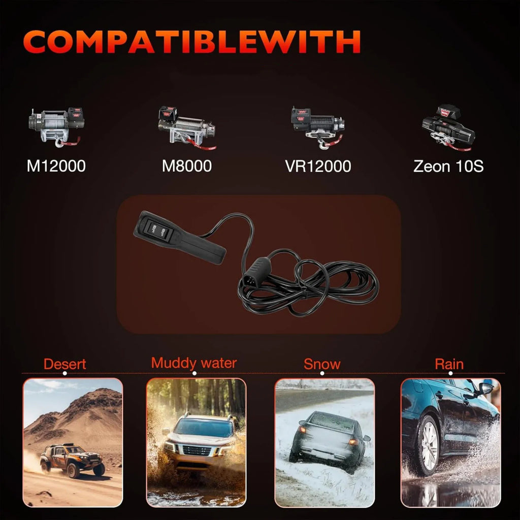 83665 Winch Remote Controller Hand Held Warn M8000 M10000 M12000