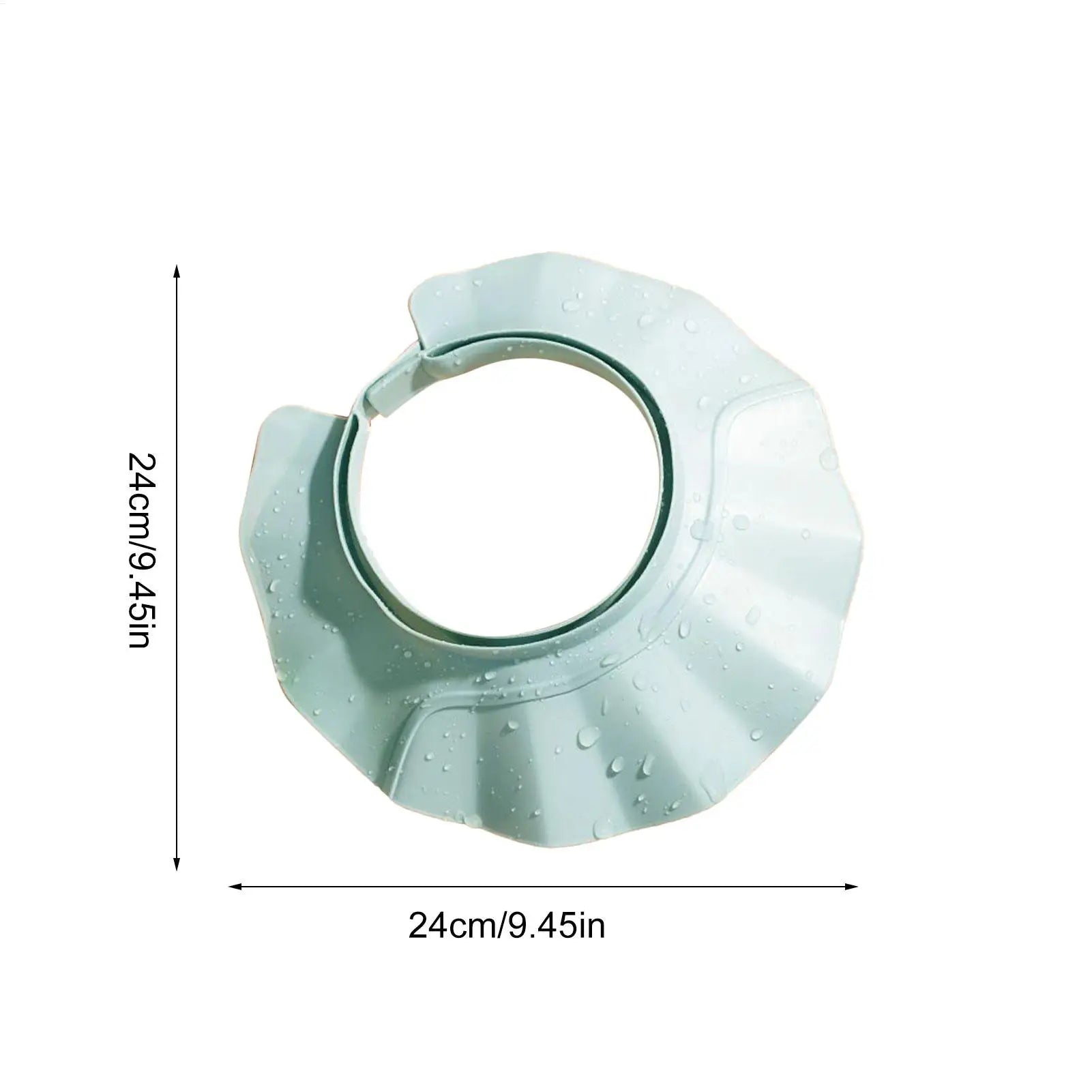 Hair Washing Shield Adjustable Shampoo Hat Wide Brim Waterproof Bath
