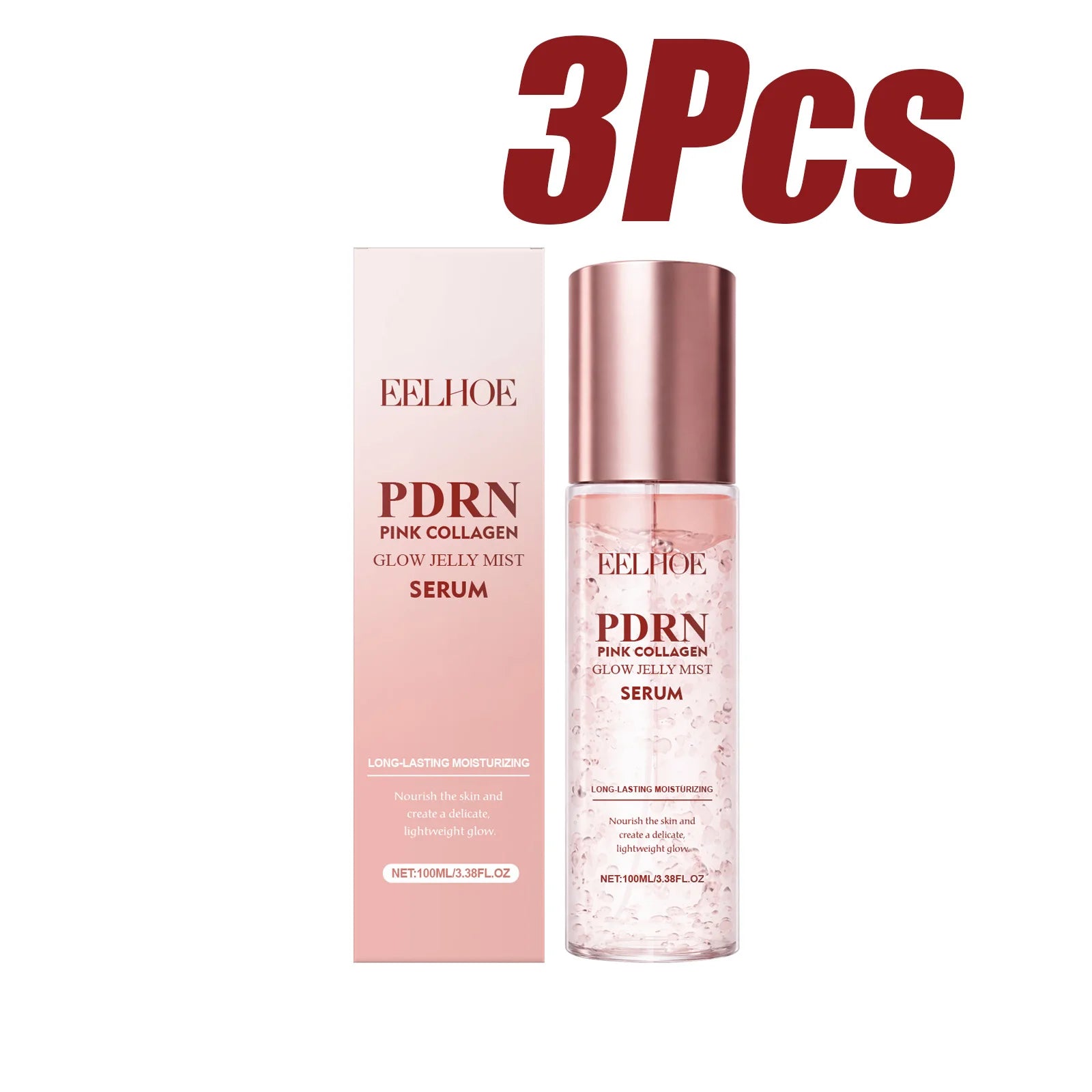 Eelhoe Collagen Brightening Jelly Mist Serum Spray 100ml Facial Serum Spray Zpaxo 3 x 100ml Boxed