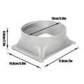 Portable AC Exhaust Hose Coupler Universal Square ABS Interface