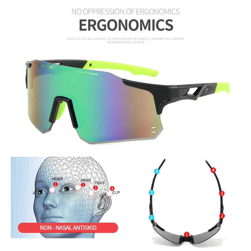 Cycling Glasses Outdoor Sports Sunglasses Men Women Photochromic Cycling Eyewear MTB Glasses Road Riding Bike Sunglasses Goggles Zpaxo