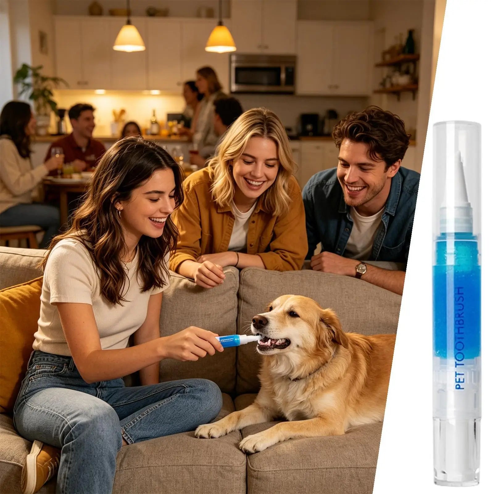 Cat Toothbrush Pen 5ml Puppy Toothpaste Cat Teeth Stain Remover for Kitten Puppy Hygiene Mouth Care Daily Grooming Zpaxo