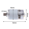 775 Hedge Trimmer Motor 10 Teeth 21V Lithium Battery Lawn Mower Zpaxo 1pc
