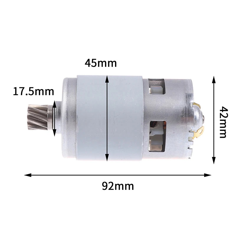 775 Hedge Trimmer Motor 10 Teeth 21V Lithium Battery Lawn Mower Zpaxo 1pc