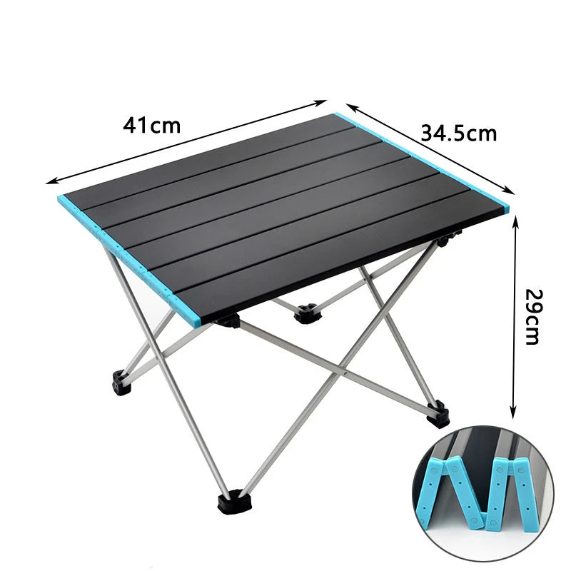 Ultralight Portable Folding Camping Table Foldable Outdoor Dinner