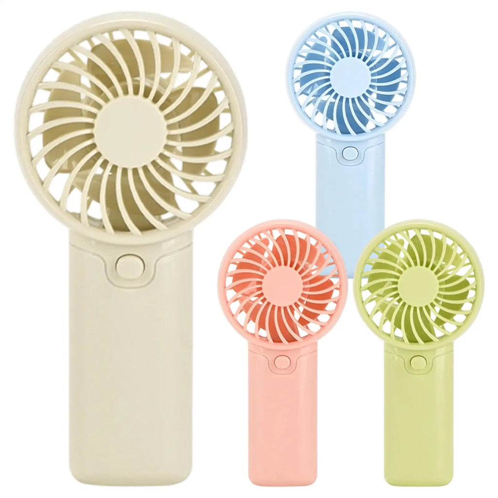 Handheld Mini Fan Battery Operated Quiet Portable Ergonomic Small