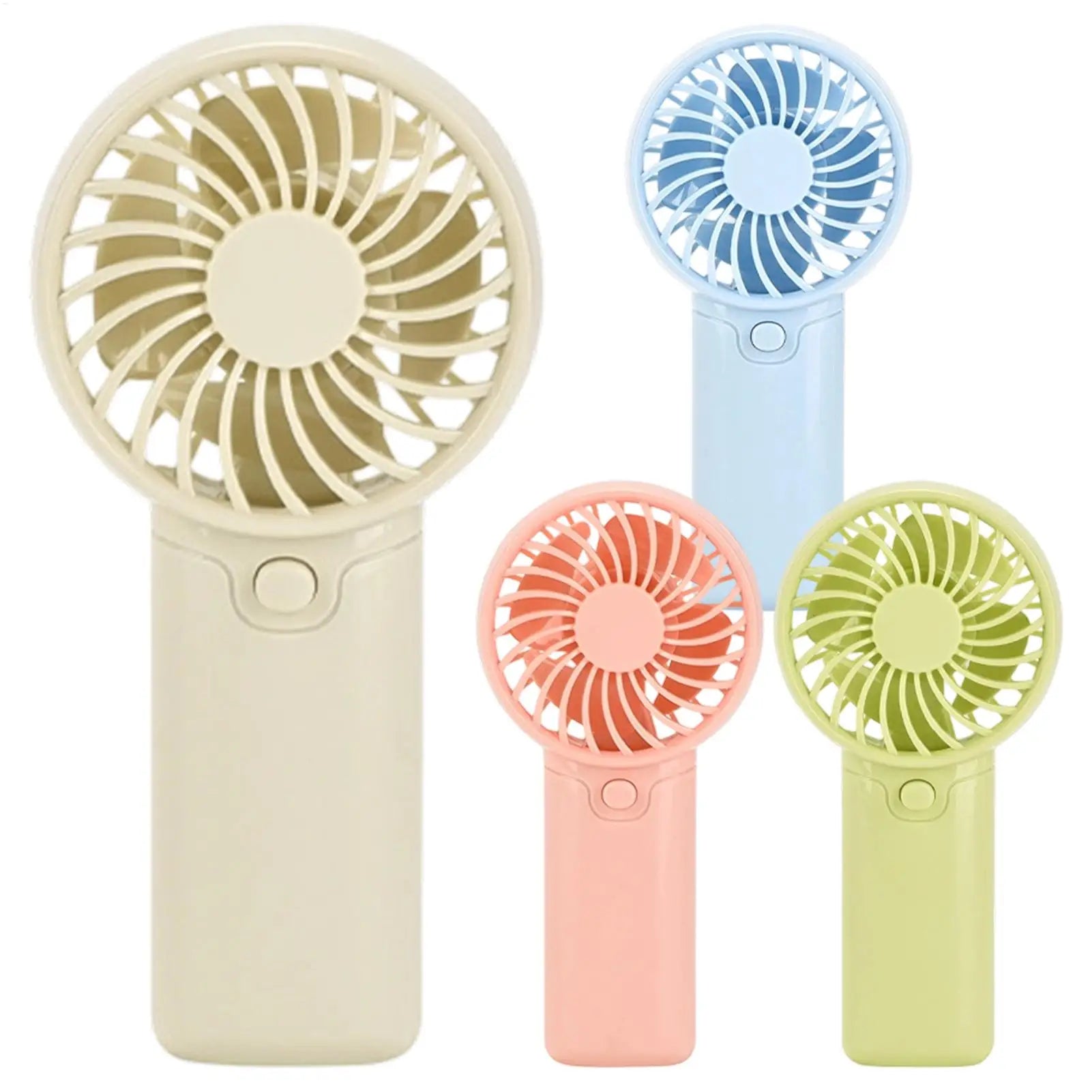 Handheld Mini Fan Battery Operated Quiet Portable Ergonomic Small