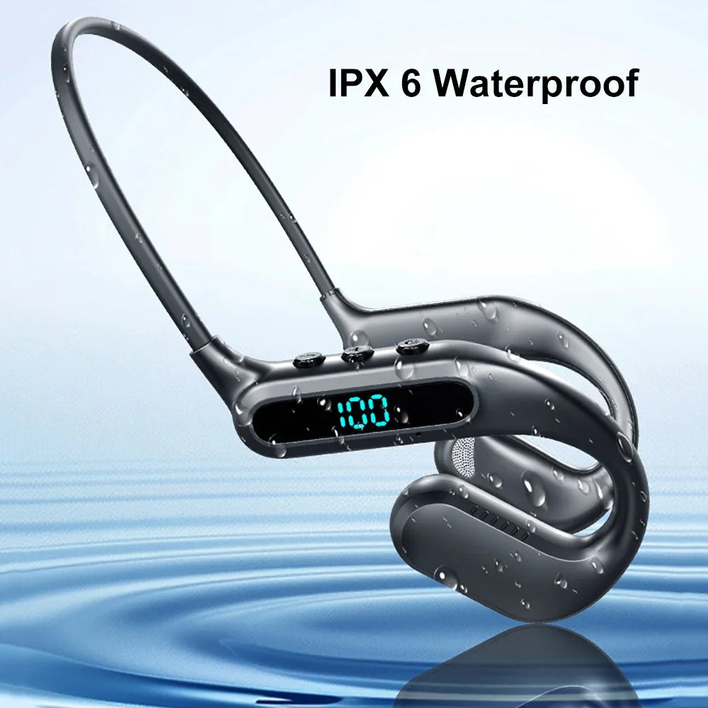 KEBIDUMEI Air Conduction Headphones Bluetooth 6 0 Wireless Earphones