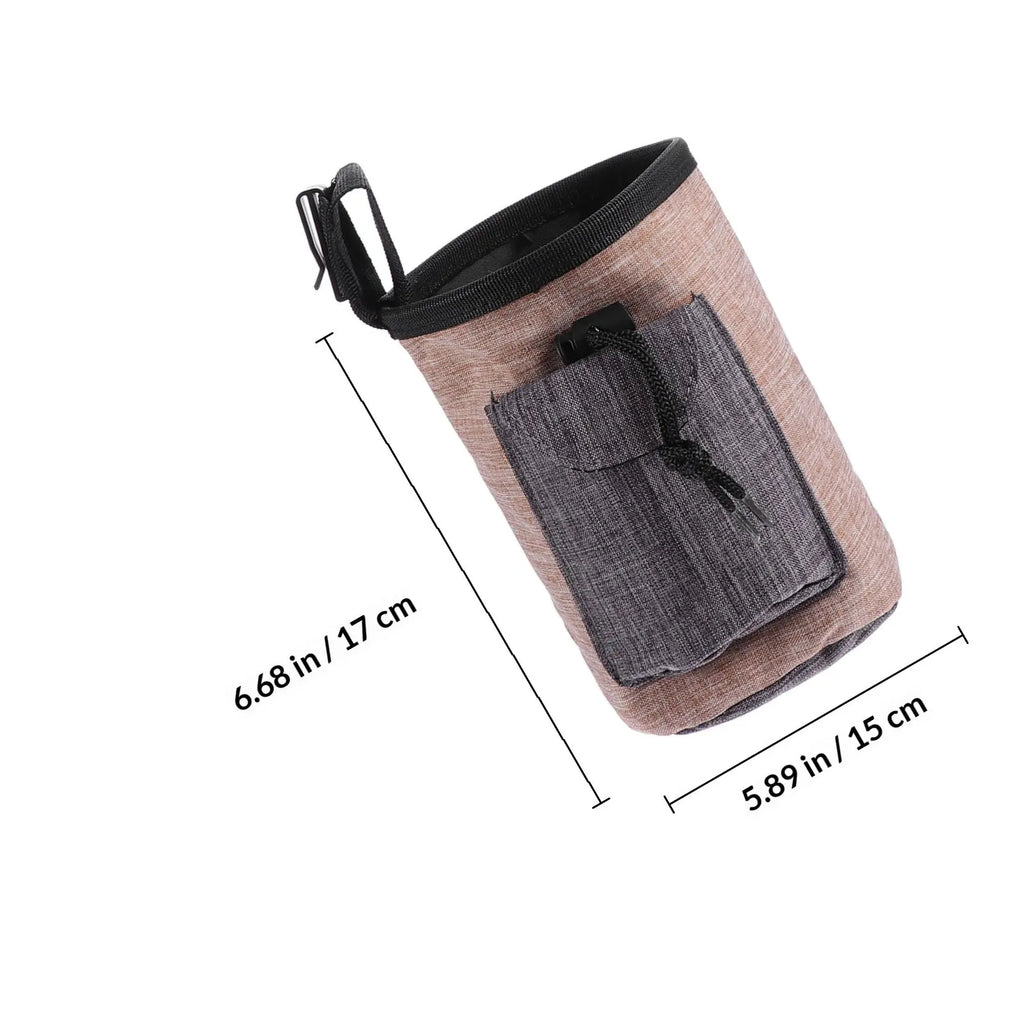Dog Supports Pouch Drawstring Elastic Waist Bag Obedience Puppy