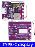 22.5W Power Bank Bidirectional Fast Charging Mobile Power Module Circuit Board With Digital/Light Type-C USB Suppor PD/QC3.0 2.0 Zpaxo type-c display 10pcs