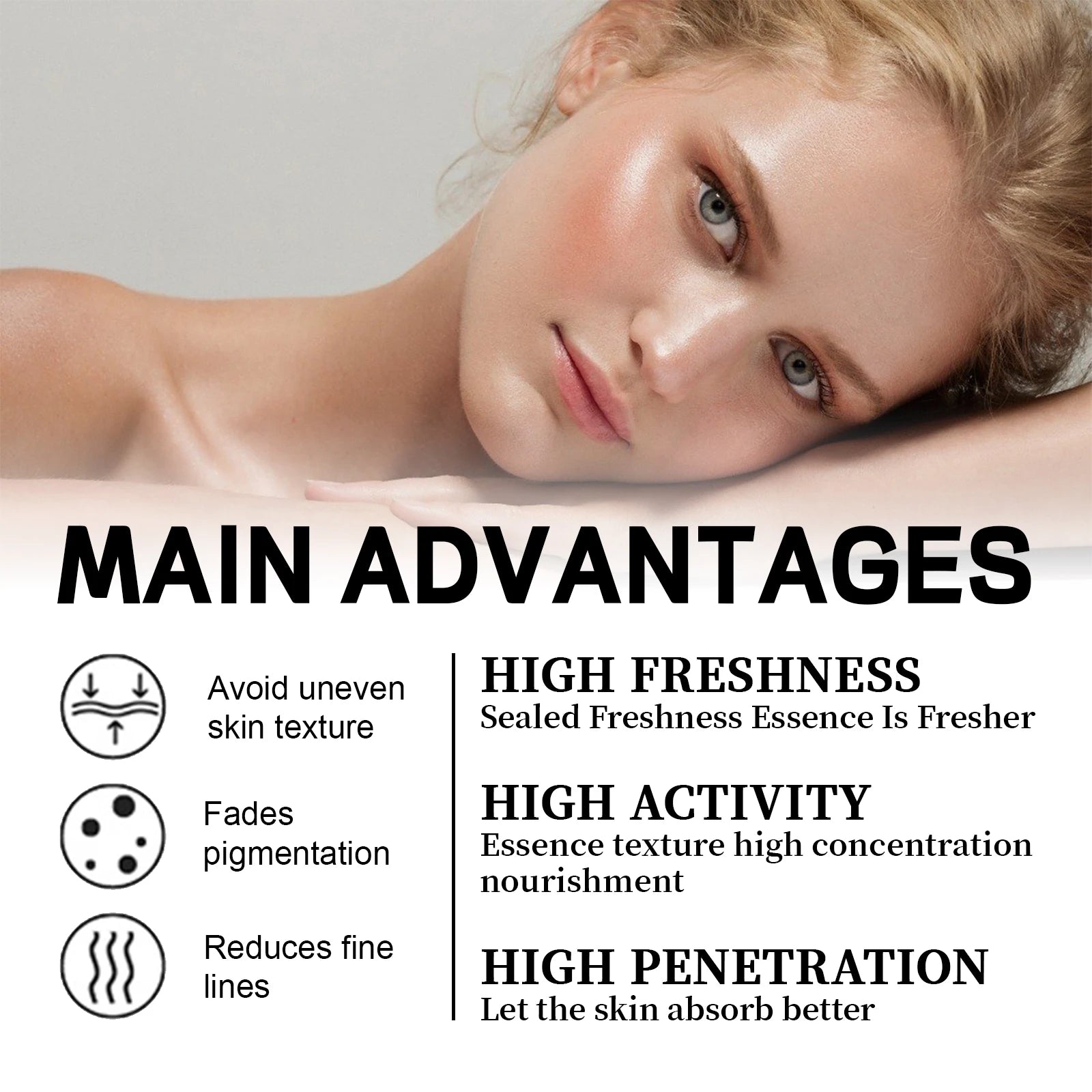 Anti Wrinkle Face Serum Shrinking Pores Nourishing Brightening Fade Fine Lines Firming Lifting Smoothing Facial Skin Care 30ml Zpaxo