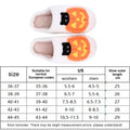 Halloween Plush Slippers Anti Slip Comfortable Furry Slippers Pumpkin Cat Pattern Fluffy Home Warm House Shoe for Winter Autumn Zpaxo 40-41